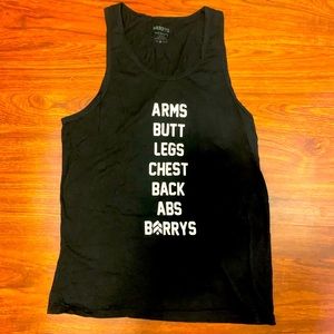 Barry’s Bootcamp black tank top